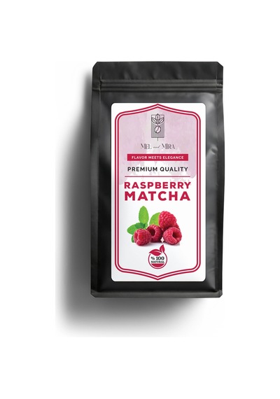 Ahududu Aromalı Matcha Tozu 50g, Raspberry Matcha Powder
