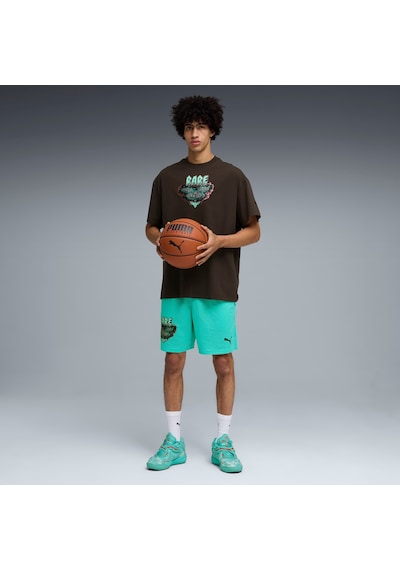 Puma Melo World Erkek Geniş Kesim 7" Basketbol Şortu 634607 01 Yeşil