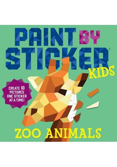 Paint by Sticker Kids: Zoo Animals - Workman Publishing - Workman Publishing