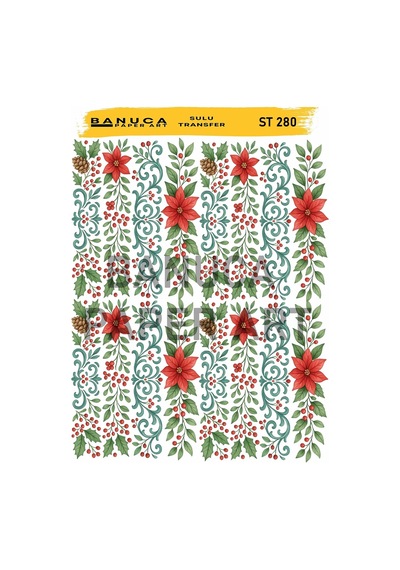 Sulu Transfer Kağıdı Banuca St-280 25 35 Cm