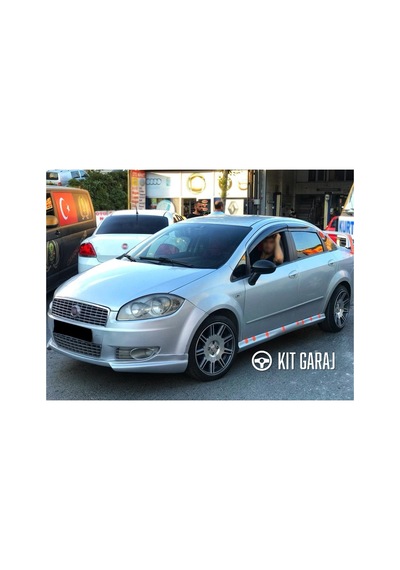 Kit Garaj Fiat Linea Yan Marşpiyel Plastik Boyasız