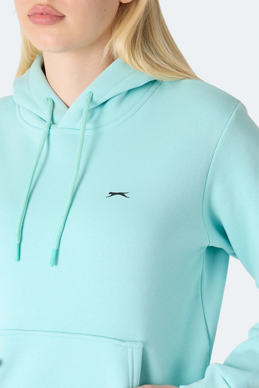 Slazenger Mısty I Kadın Turkuaz Sweatshirt Turkuaz