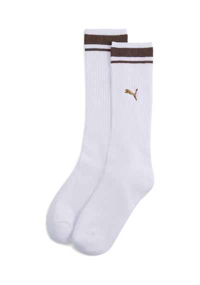 Puma Herıtage Strıpe Unısex Uzun Çorap 947219 03 Kahverengi