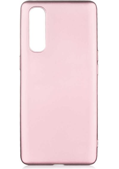 Ekılıf - Oppo Reno 3 Pro 5g Uyumlu Kılıf Mat Soft Premier Silikon Kapak - Rose Gold
