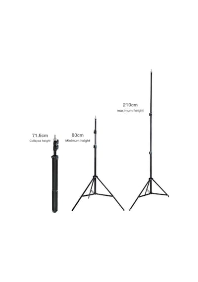 Jmary MT-75 Tripod 3 Kademeli Yükseklik Ayarlı Katlanabilir Kompakt Tasarım 210 cm