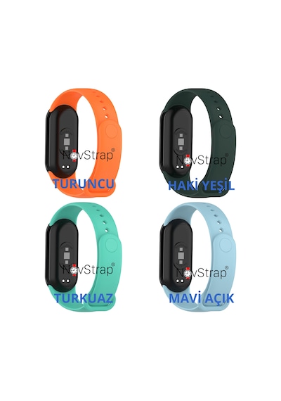 Novstrap Xiaomi Mi Band 8 Uyumlu Kordon 1 1 Tam Uyumlu Klasik Jel Silikon Miband 8 Kordon Kayış Novstrap Xiaomi Mi Band 8 Uyumlu Kordon 1 1 Tam Uyumlu Klasik Jel Silikon Miband 8 Kordon Kayış