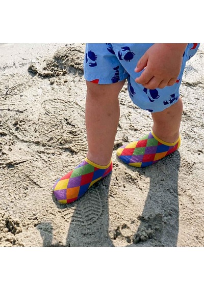 Gripptoes Kaymaz Damla Tabanlı Deniz&havuz Çorabı F1 Çok Renkli