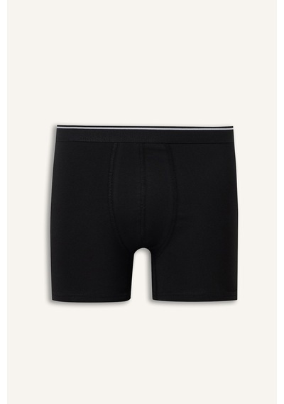 Defacto Regular Fit Ekose Desenli Beli Lastikli 3lü Boxer I2275ax26aubk81 Siyah-bk81