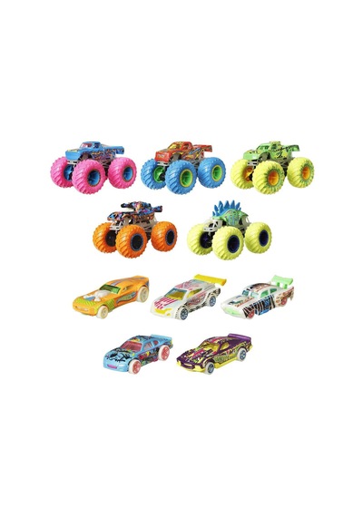 Hcb57 Monster Trucks Karanlıkta Parlayan Araçlar, Hot Wheels Monster Trucks - Mattel