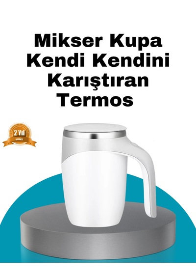 Manyetik Otomatik Karıştırma Bardağı Şarjlı, Paslanmaz Ve Pratik Rekli