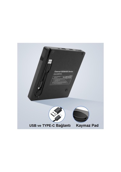 Lexroo Harici Dvd-rw Usb 3.0 Sürücü, Cd/dvd Yazıcı Okuyucu, Taşınabilir Optik Disk Drive