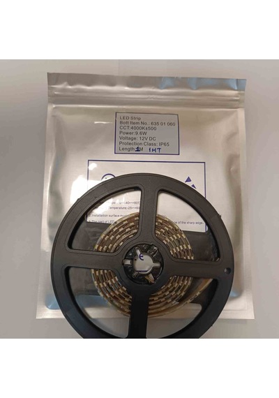12v 1mt Şerit Led Ip65 Beyaz 5 Adet