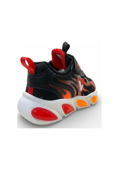 Vicco Coin Erkek Çocuk Okul Öncesi Işıklı Rahat Sneaker Kırmızı
