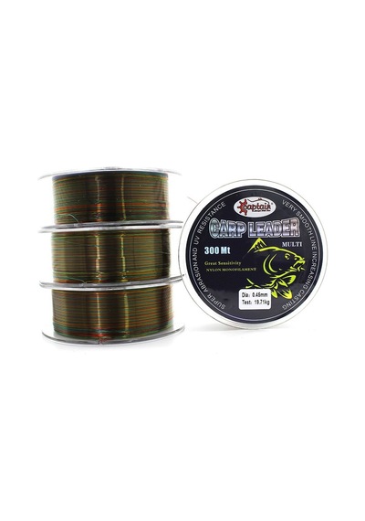 Captain Carp Leader 300mt Monofilament Misina Mullti 0.50 Mm