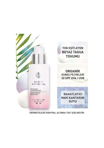Yves Rocher Aydınlatıcı Ton Eşitleyen Leke Ve Kırışık Karşıtı Bitkisel Kompleks Bakım Serumu 50ml