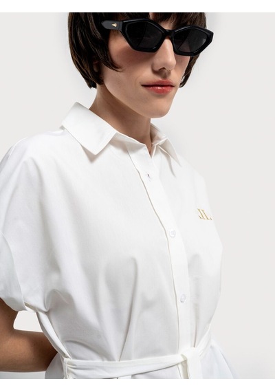 LOFT Loose Fit Kadın Gömlek K.kol Lf2035406 Q1.v1 Beyaz