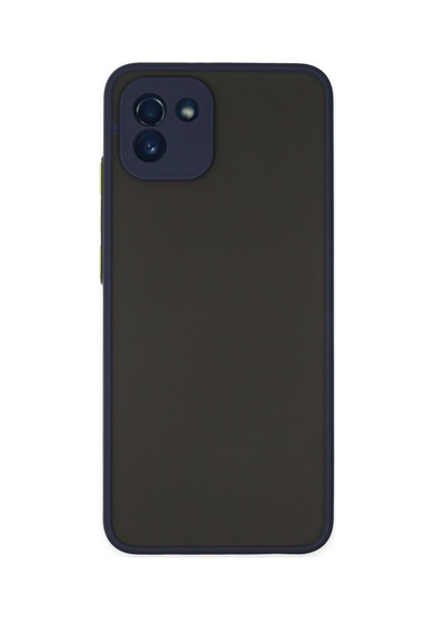 Samsung Galaxy Uyumlu,   A03 Kılıf Montreal Silikon Kapak - Lacivert