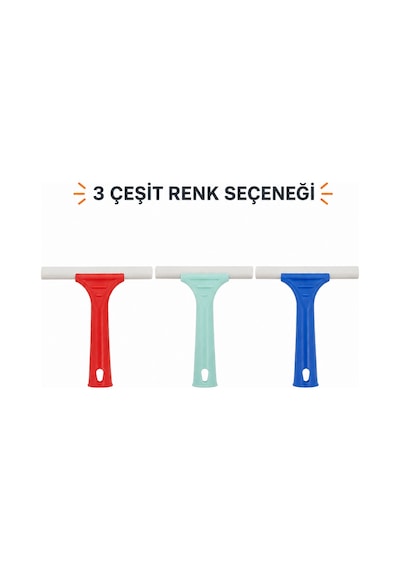 Çekpas, Camsil, Çekçek, Tezgah Üstü Çekpası, Banyo Cam Silme, Yumuşak Silikonlu Camsil 24cm 1 Adet