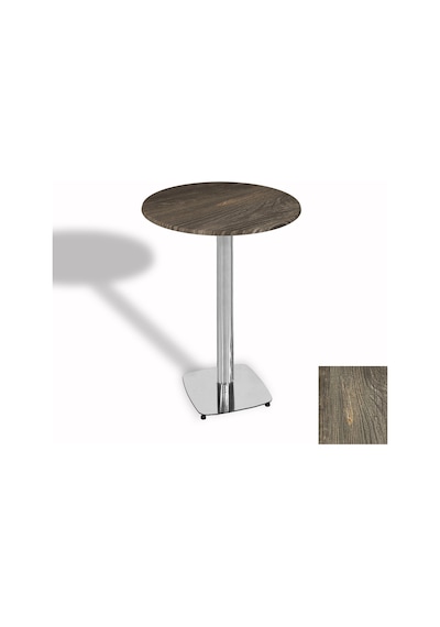Bistro Masa Tokyo Kromnikel - Werzalit, Wermodin Ve Allzalit Tabla 60 Cm Çap - Old Pine Çok Renkli Bistro Masa Tokyo Kromnikel - Werzalit, Wermodin Ve Allzalit Tabla 60 Cm Çap - Old Pine Çok Renkli