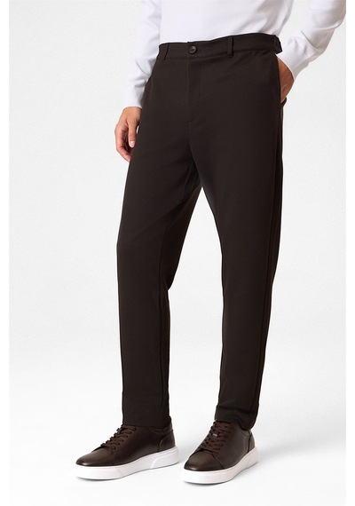 Back And Bond Kahve Regular Fit Diagonel Jogger Pantolon Çok Renkli