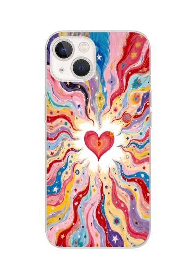 iPhone Uyumlu 14 Plus Desen276 Çok Renkli