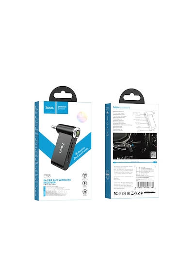 İvoomi Hoco E58 Magic Tak Çalıştır Aux To Bluetooth Dönüştürücü