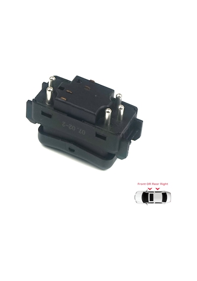 Sağ Kapı Cam Açma Düğmesi Mercedes W124 W126 W463 W201 190 İçin