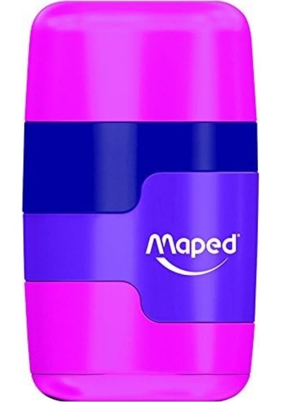 Maped Ofis Ve Kırtasiye 049221 Connect Çift Delikli Silgili Kalemtraş