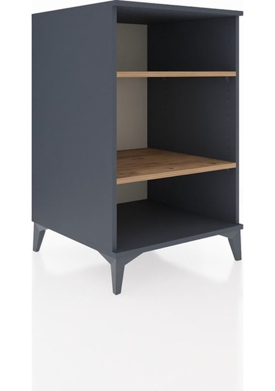 Kronos Komodin 2 Raflı 60x59x96 Antrasit-çam Antrasit