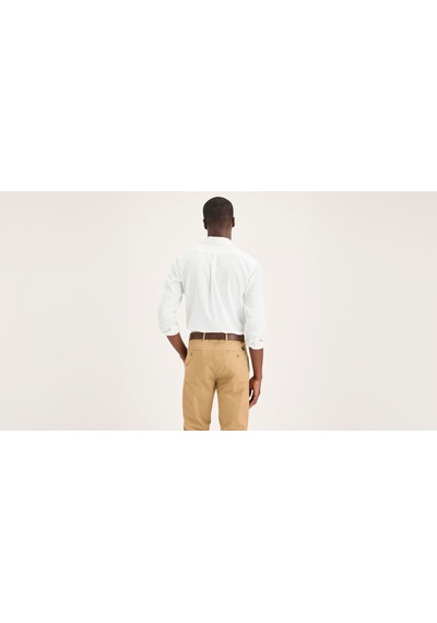 Dockers Slım Orıgınal Shırt Undyed Lınen Erkek Beyaz Gömlek - A1114