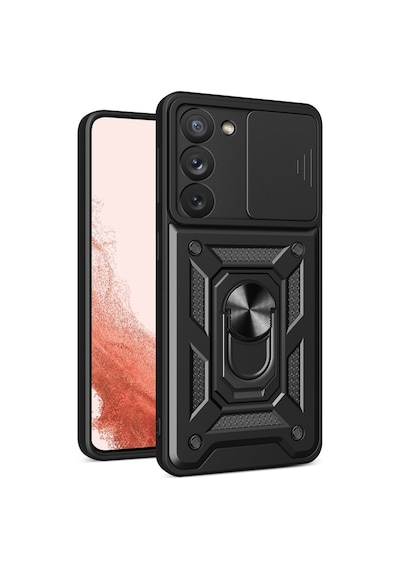 Nihcase Samsung Uyumlu Galaxy S23 Kılıf Magnetik Standlı Kamera Korumalı Slide Sürgülü Cover Kapak