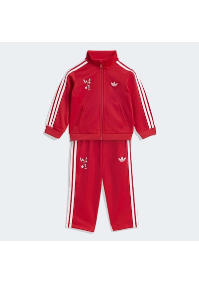 Adidas Firebird Bebek Kırmızı Eşofman Takımı Ke3879
