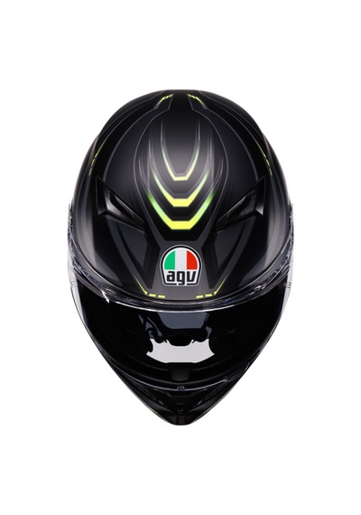 Agv Kask/k3 Mplk Syth Matt Black/yellow Fluo Çok Renkli