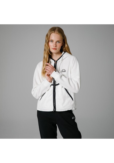 Ellesse Fermuarlı Kapüşonlu Kadın Beyaz Ceket Ef188 Beyaz