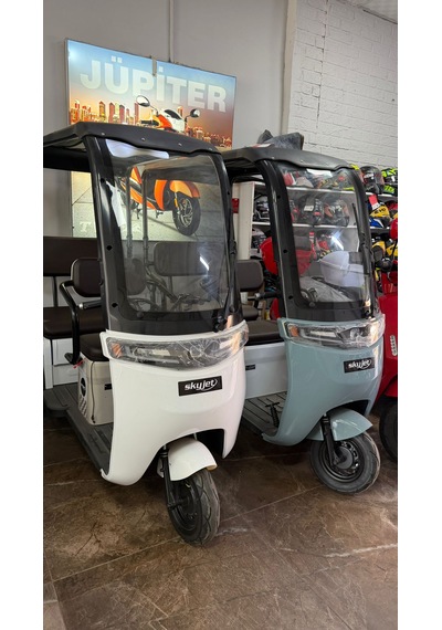 Skyjet Optımus Ultra Elektrikli Moped Beyaz
