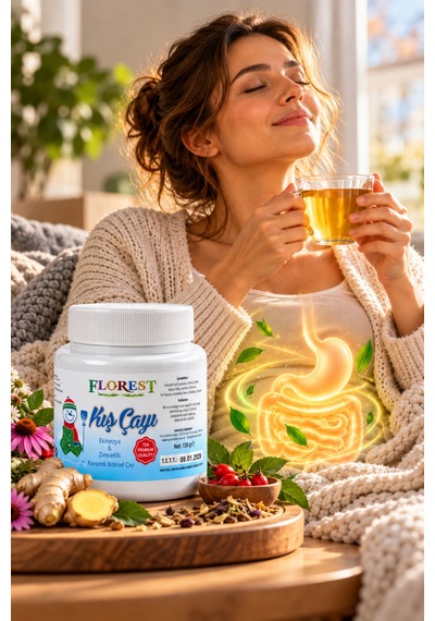 Kış Çayı 150 G Ekinezya Ve Zencefilli Karışım Bitkisel Çay - 931913295