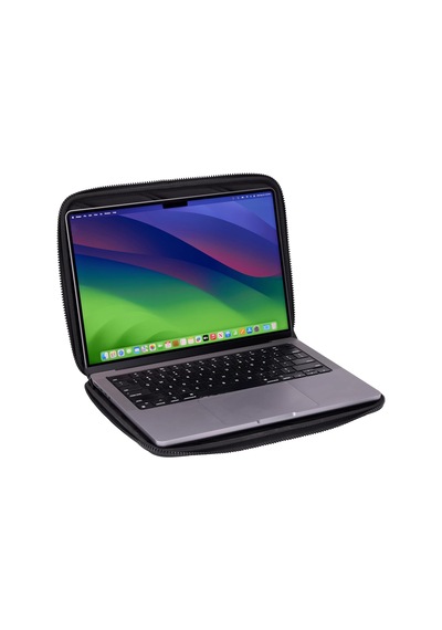 Gauntlet 5 Macbook Kılıfı 14 İnç Siyah Acı Kahverengi