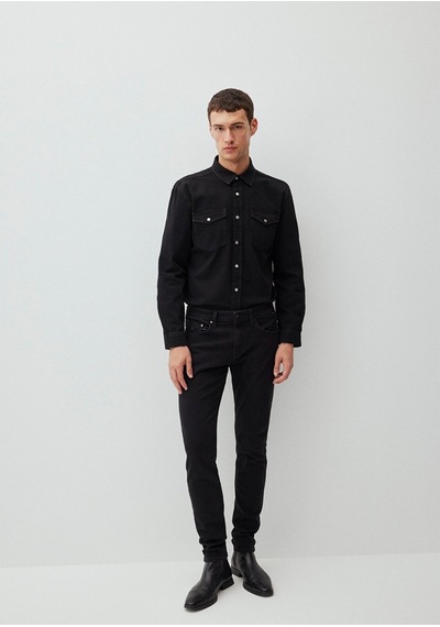 Mavi Erkek James Deep Smoke Lux Black 0042487866 Antrasit