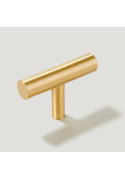Rosa Mat Gold - Altın - Sarı Düğme Kulp 50 MM