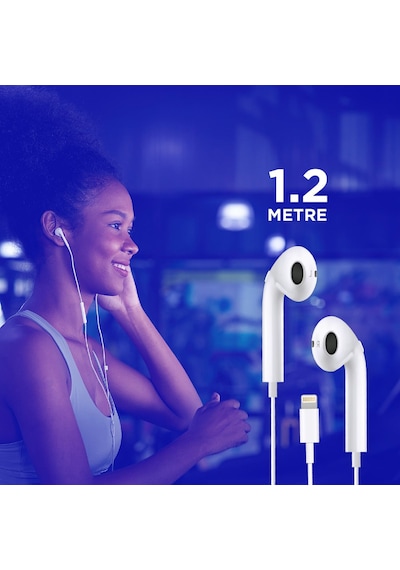 Polosmart Pbs226 Lightning Kablolu Kulak İçi Kulaklık Beyaz Diğer