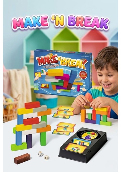 Make 'n' Break Akıl Ve Zeka Oyunu - Smart Choice Edisyonu Eğitici Eğlenceli Hız Ve İnşa Oyunu