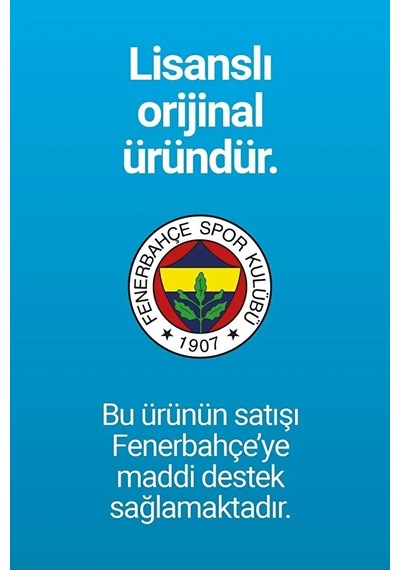 Fenerbahçe Lisanslı Sarı-lacivert 1907 Yazılı Anahtarlık Kanarya Ahşap Kutulu Sarı - Lacivert
