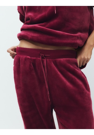 Marks & Spencer Jogger Pijama Altı T37001807P Bordo