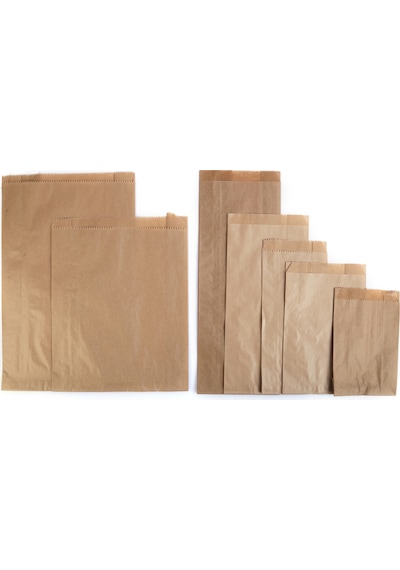 Anadolu Kağıtçılık Çizgili Şamua Kraft Kese Kağıdı 10 KG 15 x 24 CM Simitlik