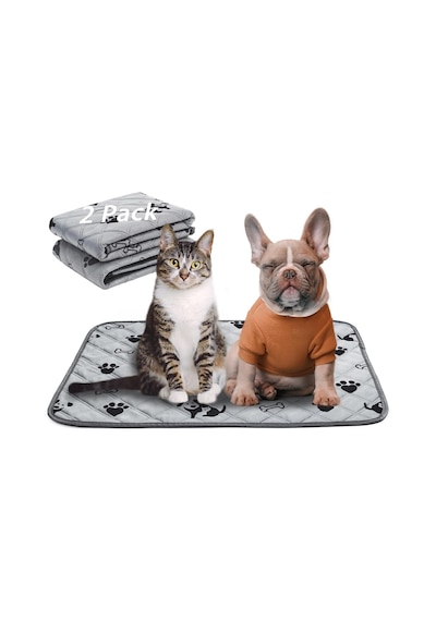 Tr Yıkanabilir Köpek Çiş Pedleri 45,7 X 60 Cm, Yeniden Kullanılabilir Köpek Eğitim Pedleri Kaymaz Su Geçirmez La