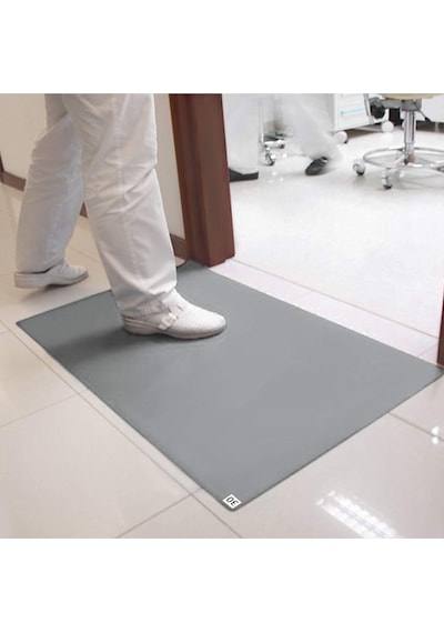 Yapışkanlı Yaprak Paspas 45 x 115 CM Gri 10 Plakalı Koli
