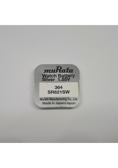Murata-Sony 364 SR621SW 1,55V Saat Pili 10'lu Paket