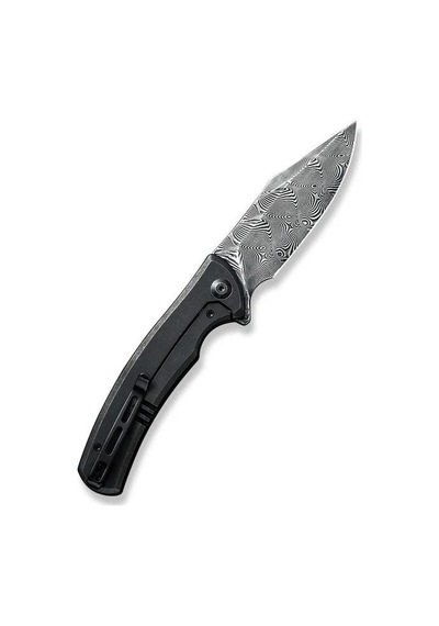Civivi Sinisys Cf G10 Damascus Kamp Çakı Siyah