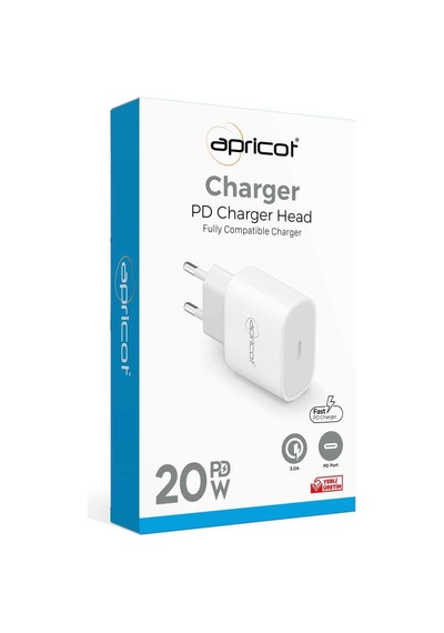 20w Pd Type-c Hızlı Şarj Adaptörü Beyaz
