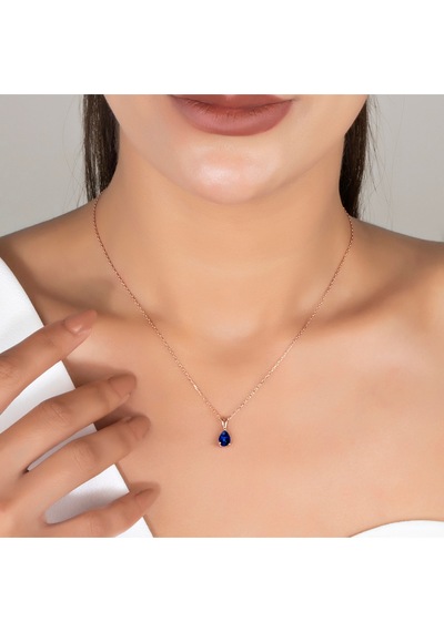 925 Ayar Gümüş Damla Safir Kolye, 14 Ayar Altın Kaplama Kolye, Sevgiliye Anneye Doğum Günü Hediyesi Altın 925 Ayar Gümüş Damla Safir Kolye, 14 Ayar Altın Kaplama Kolye, Sevgiliye Anneye Doğum Günü Hediyesi Altın